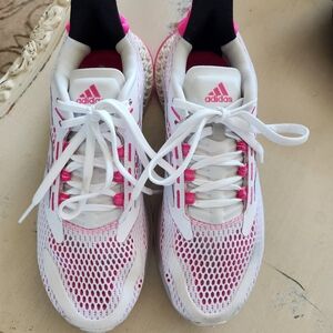 Adidas 4Dfwd Pulse Womens Running Shoes Q46225 White Pink Size US 7 Like New